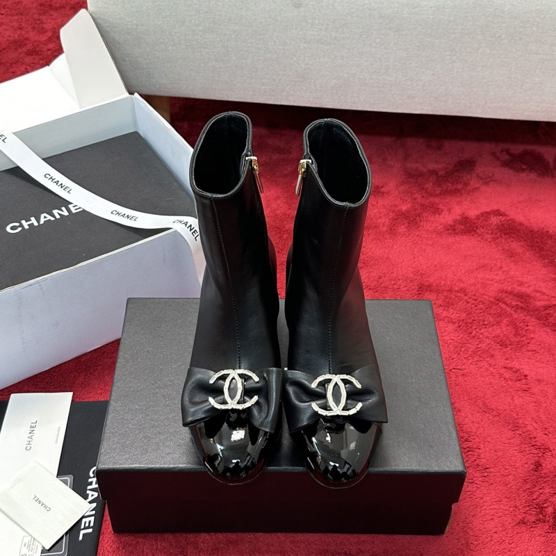Ch*el leather shoes